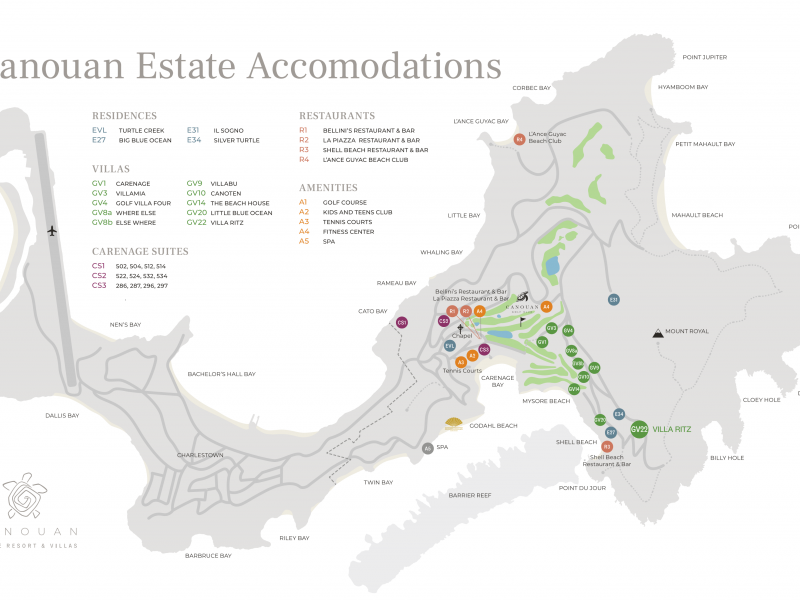 Villa Canoten , Canouan Island, St. Vincent and the Grenadines  